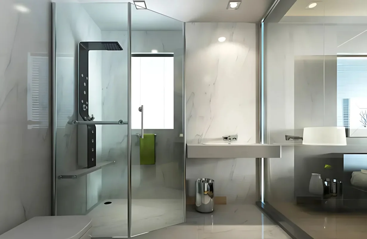 Bathroom Glass Partition In Mumbai